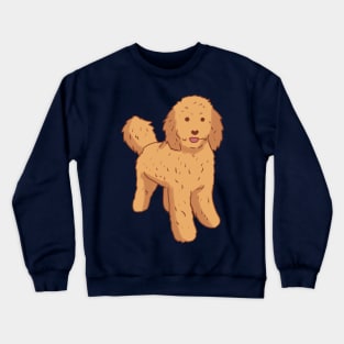 Cute Golden doodle art Crewneck Sweatshirt